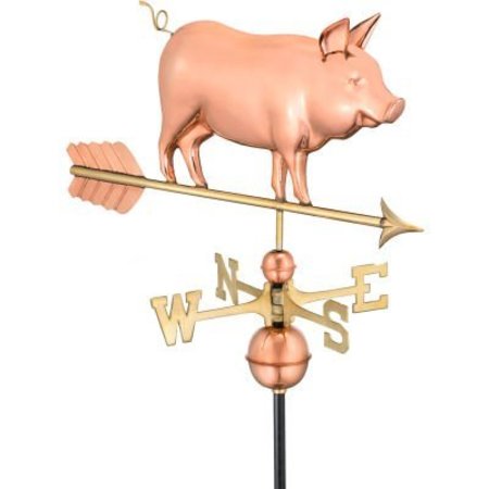 GOOD DIRECTIONS Good Directions Country Pig Weathervane, Polished Copper 9550P